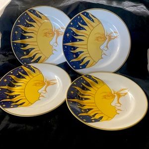 Vintage Vitromaster Galaxy Salad Plates